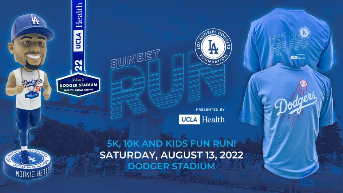 Mookie Betts bobblehead, Los Angeles Dodgers Foundation Sunset Run