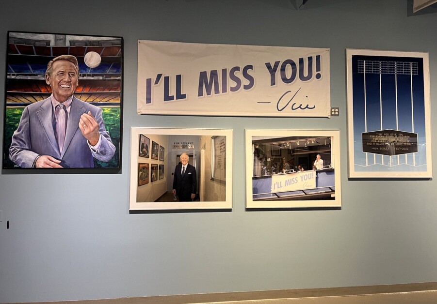 Vin Scully tribute, Dodger Stadium