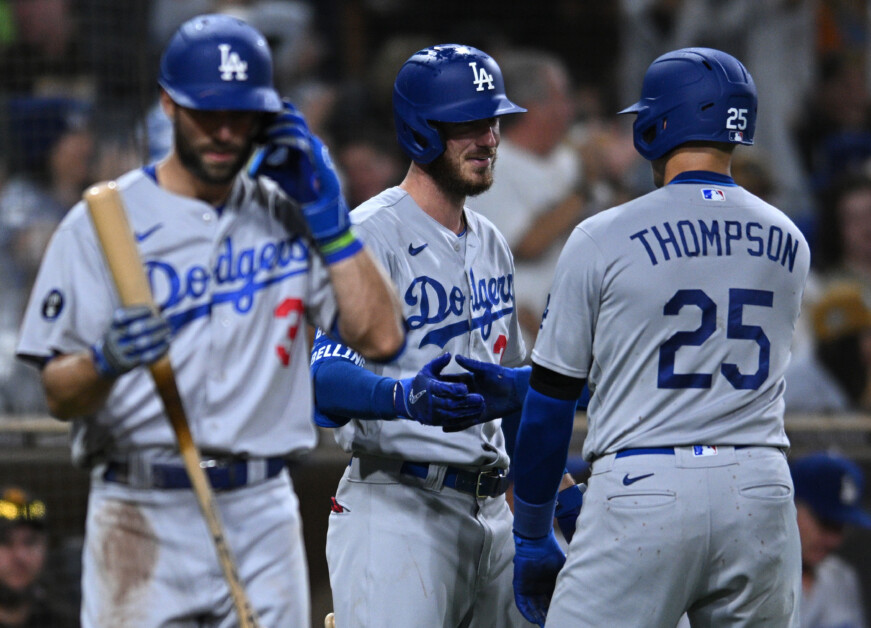 Cody Bellinger, Chris Taylor, Trayce Thompson