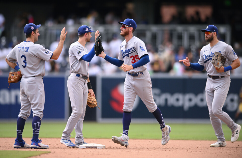 Cody Bellinger, Joey Gallo, Chris Taylor, Trea Turner, Dodgers win