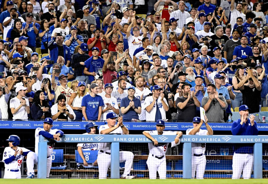 Dino Ebel, Bob Geren, Clayton McCullough, Dave Roberts, Dodgers fans, Cardinals fans