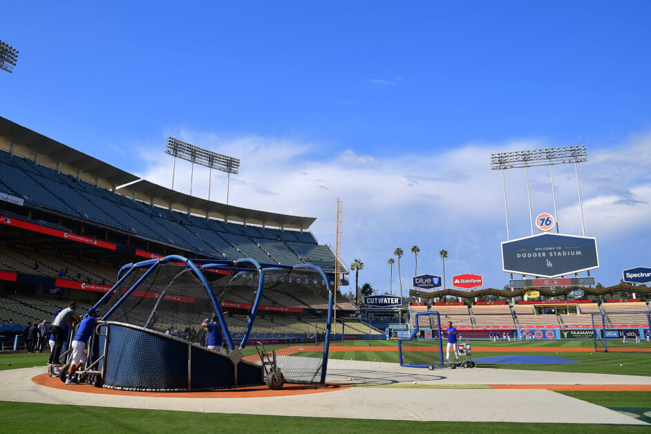 Dodger Stadium view, 2022 NLDS