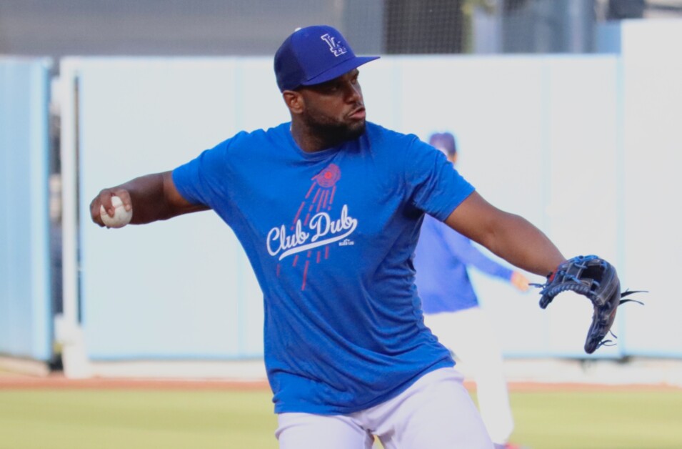 Hanser Alberto, 2022 NLDS workout