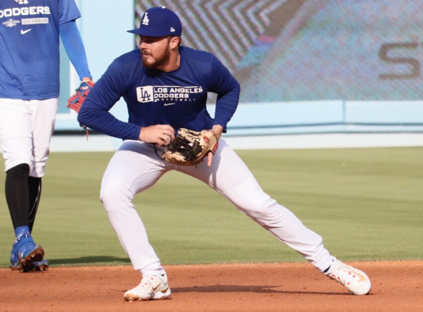 Gavin Lux, 2022 NLDS workout