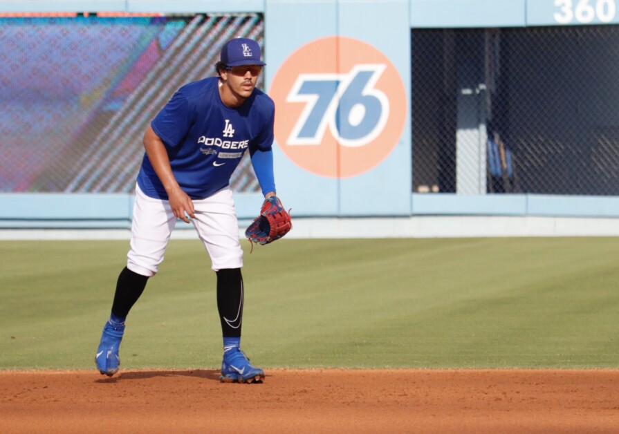 Miguel Vargas, 2022 NLDS workout