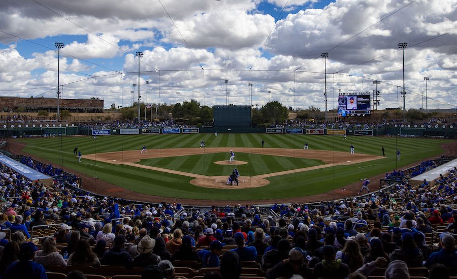 Camelback Ranch view, 2023 Spring Training