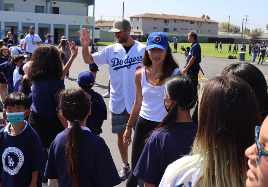 Chris Taylor, Mary Taylor, Los Angeles Dodgers Foundation