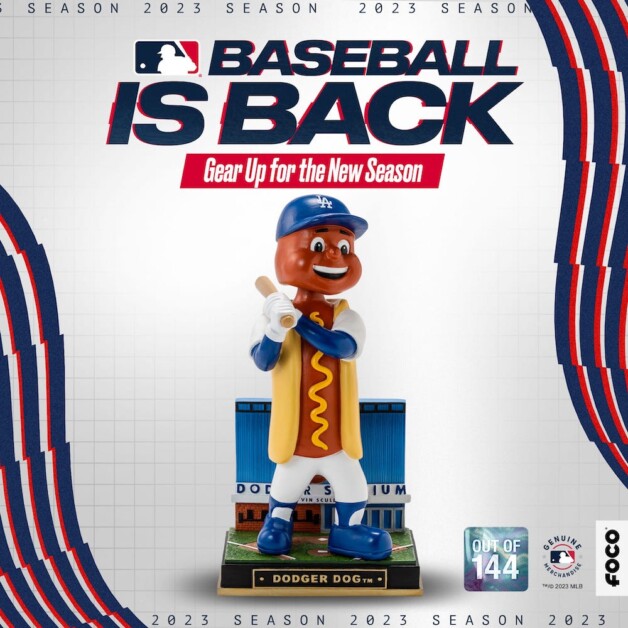 2023 Dodgers Opening Day bobblehead, FOCO