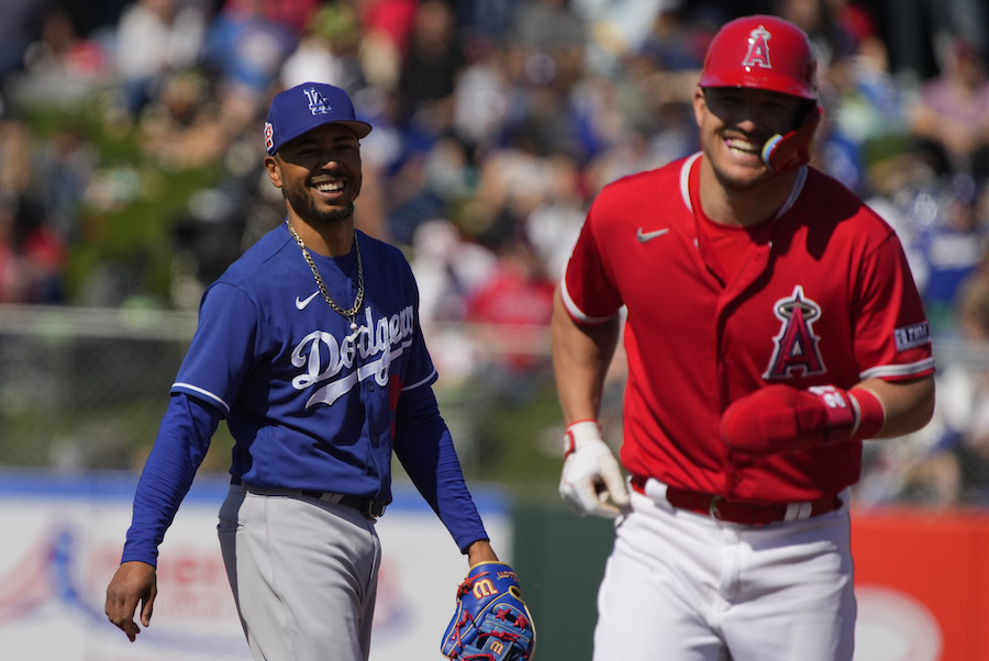 Mookie Betts, Mike Trout, 2023 Spring Training, MLB