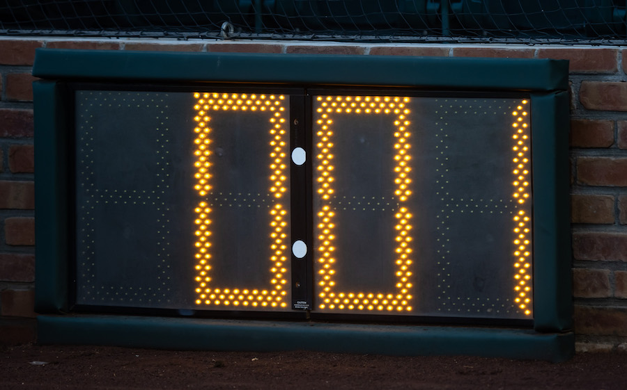 Pitch timer, 2023 Spring Training