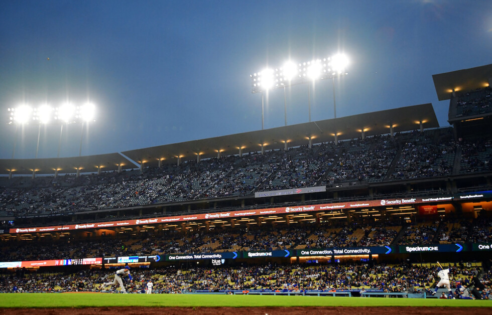 Chris Taylor, Dodger Stadium lights