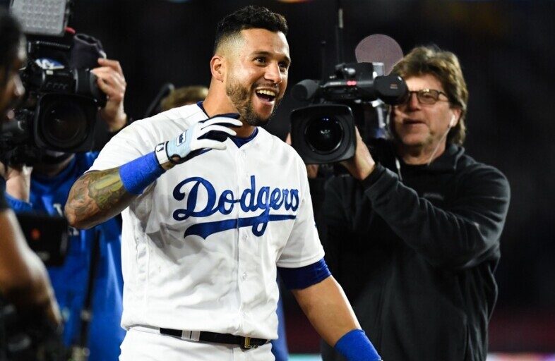 David Peralta, Dodgers walk-off win