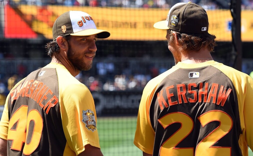 Madison Bumgarner, Clayton Kershaw, 2016 MLB All-Star Game