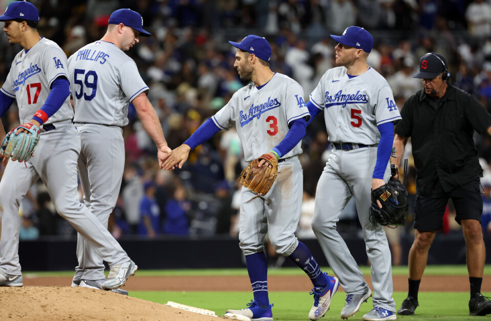 Freddie Freeman, Evan Phillips, Chris Taylor, Miguel Vargas, Dodgers win