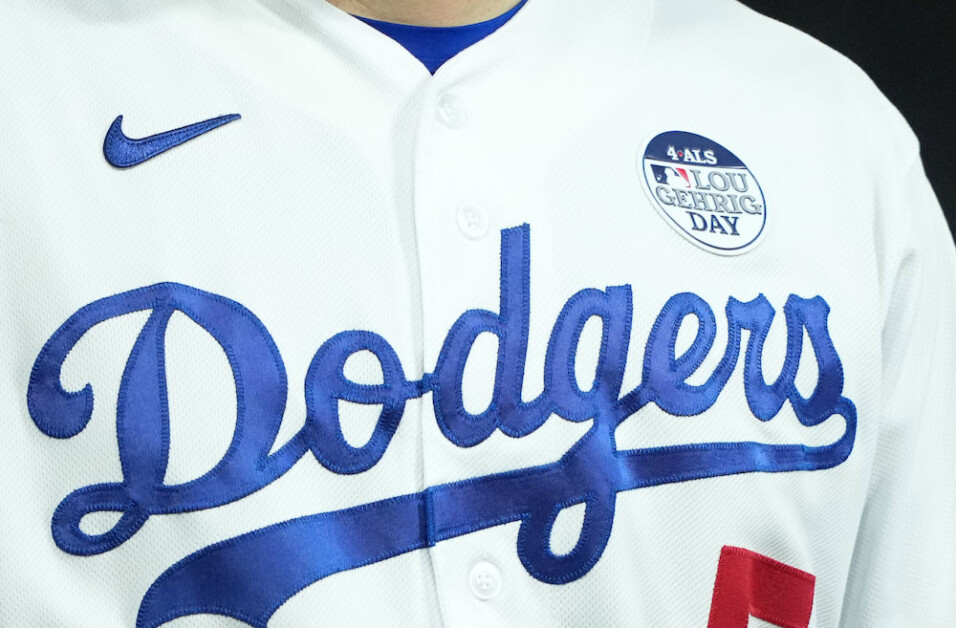 Freddie Freeman, Dodgers jersey, Lou Gehrig Day 2023