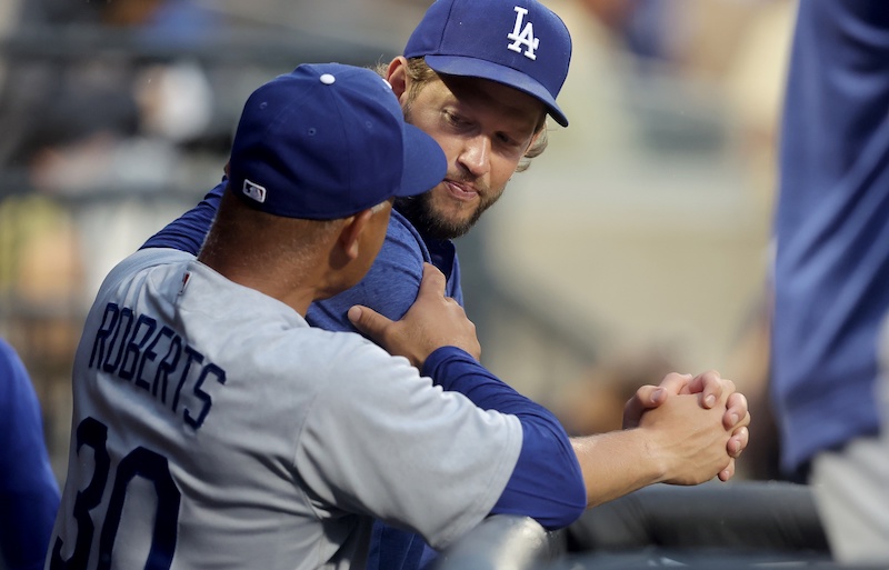 Clayton Kershaw, Dave Roberts