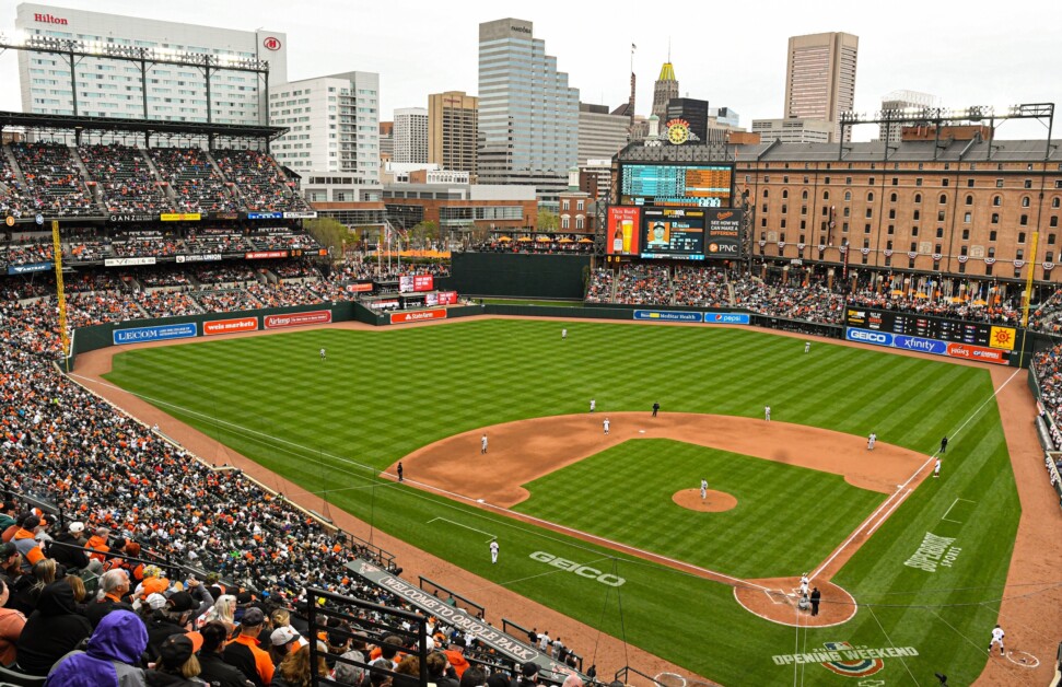 Oriole Park at Camden Yards view