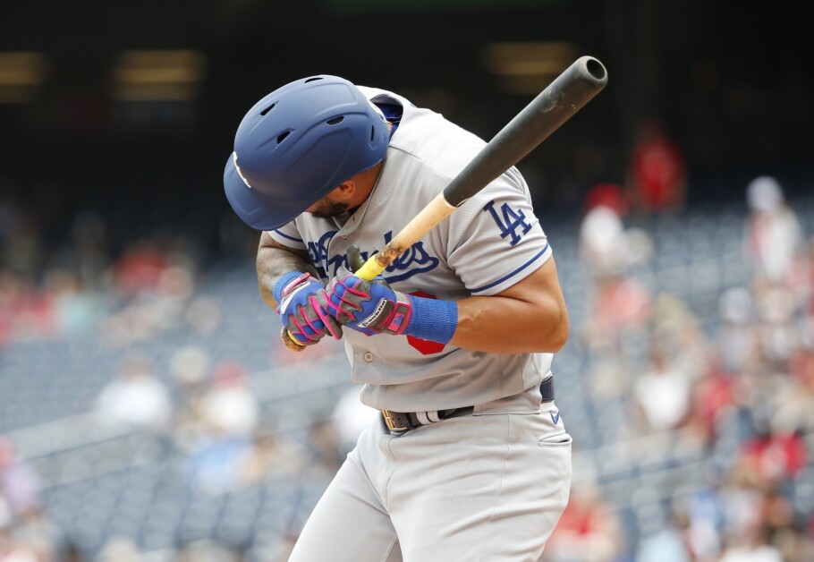 David Peralta, hit by pitch