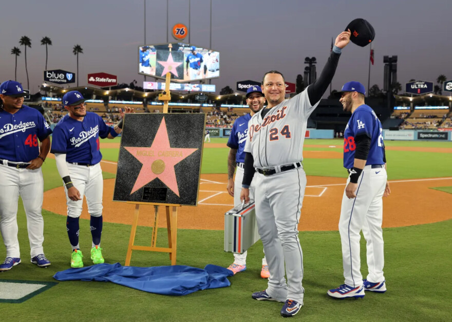 Miguel Cabrera, Brusdar Graterol, J D Martinez, David Peralta, Miguel Rojas, Dodgers City Connect