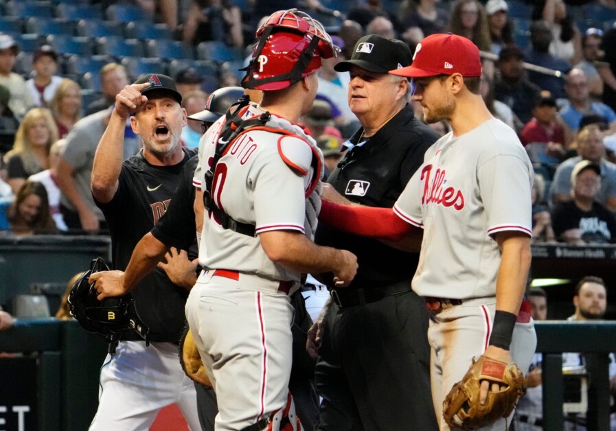 Torey Lovullo, J.T. Realmuto, Trea Turner