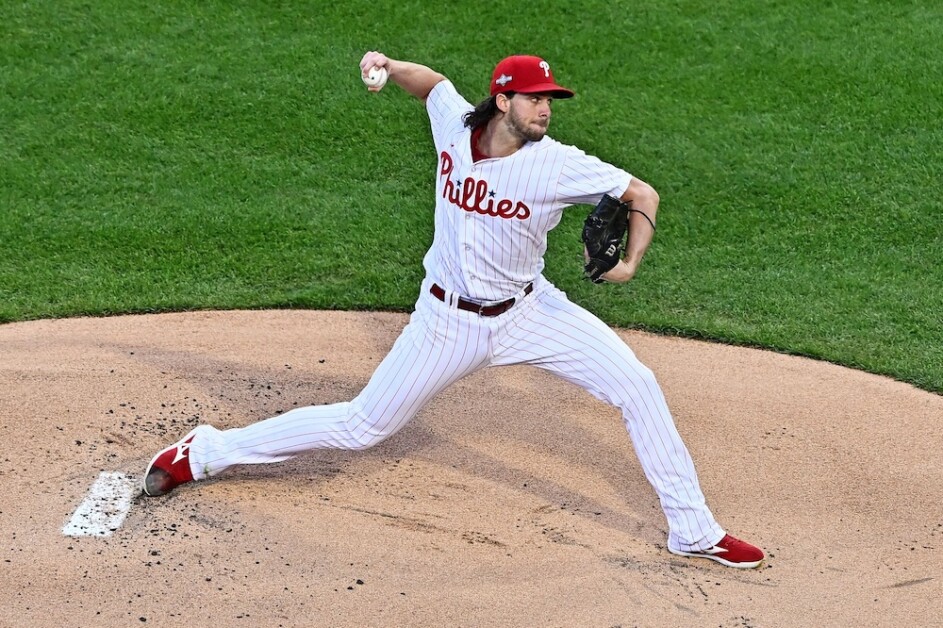 Aaron Nola, MLB: NLCS Arizona Diamondbacks at Philadelphia Phillies