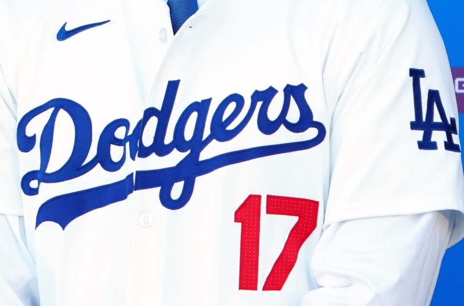 Shohei Ohtani, Dodgers Jersey front