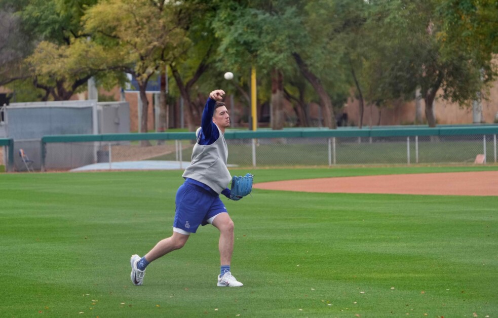 Bobby Miller, 2024 Spring Training, Dodgers workout