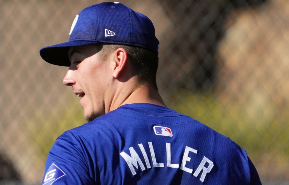 Bobby Miller, Dodgers workout, 2024 Spring Training