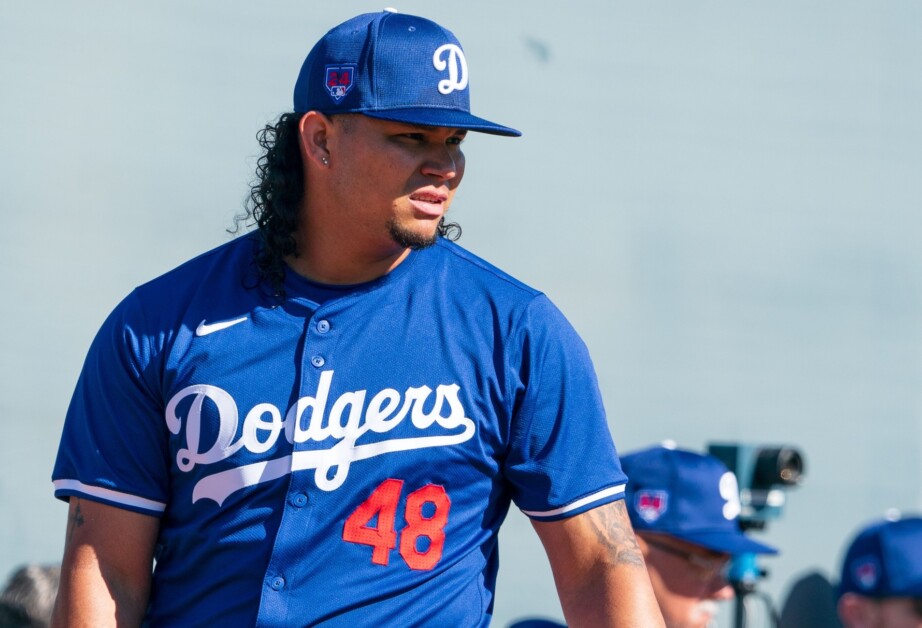 Brusdar Graterol, Dodgers workout, 2024 Spring Training