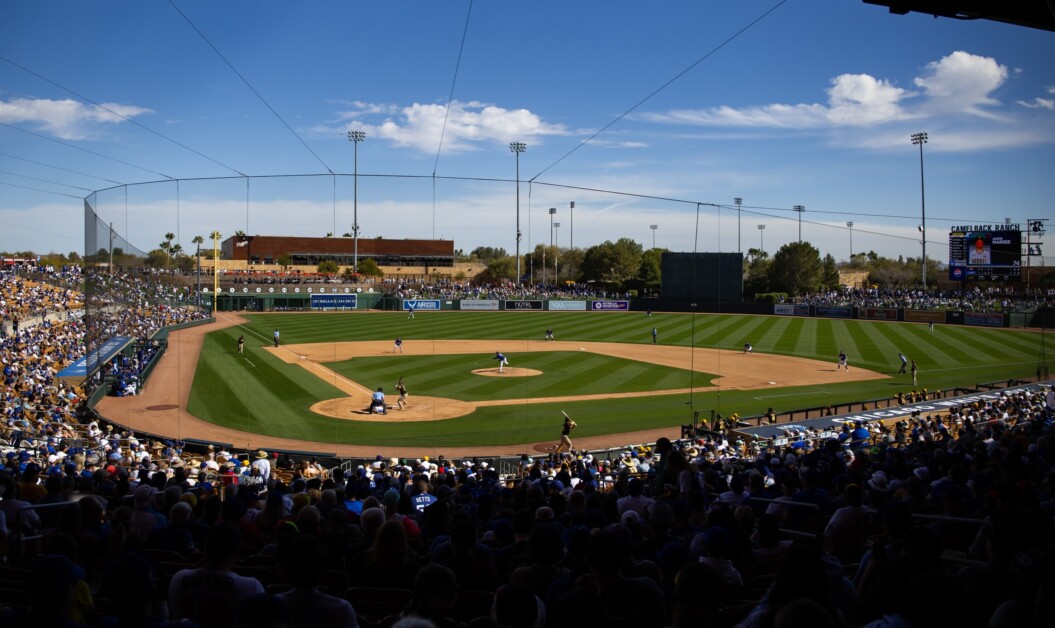 Camelback Ranch view, 2024 Spring Training