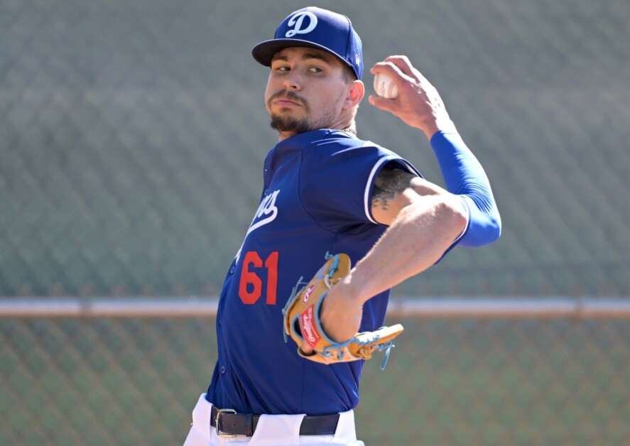 Ricky Vanasco, Dodgers workout, 2024 Spring Training