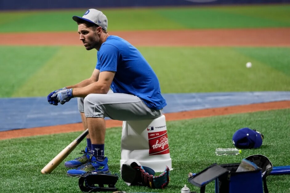 Chris Taylor, Dodgers workout, Seoul Series