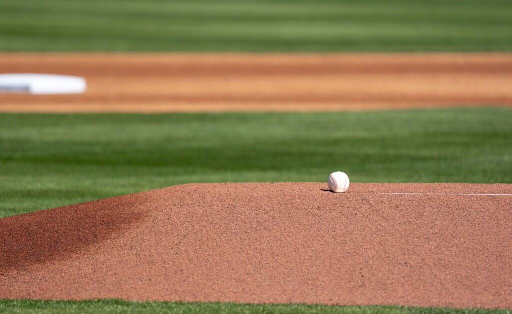 General view baseball, pitcher's mound, 2024 Spring Training