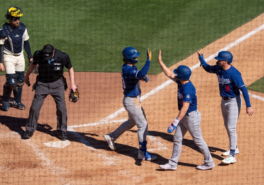 James Outman, Kiké Hernández, Gavin Lux, 2024 Spring Training