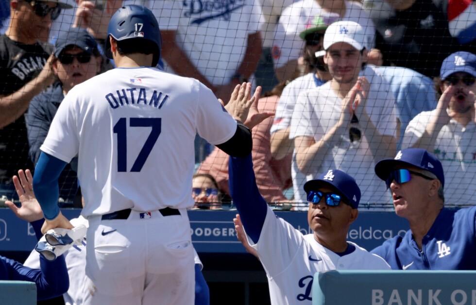 Shohei Ohtani, Dave Roberts, Bob Geren