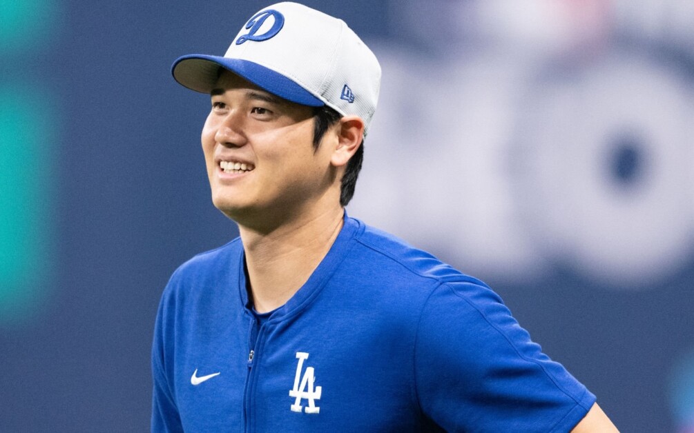 Shohei Ohtani, Dodgers workout, Seoul Series