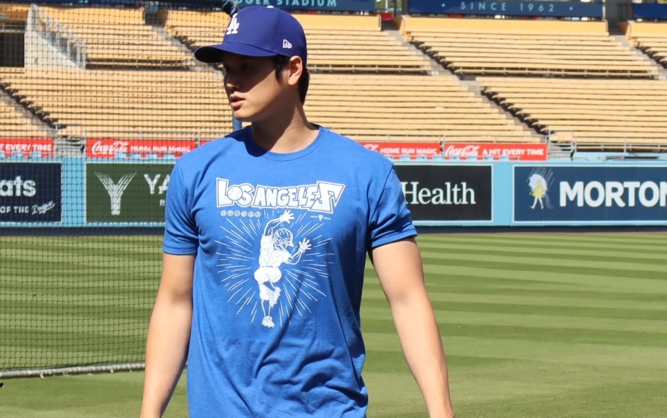 Shohei Ohtani, Rotowear t-shirt