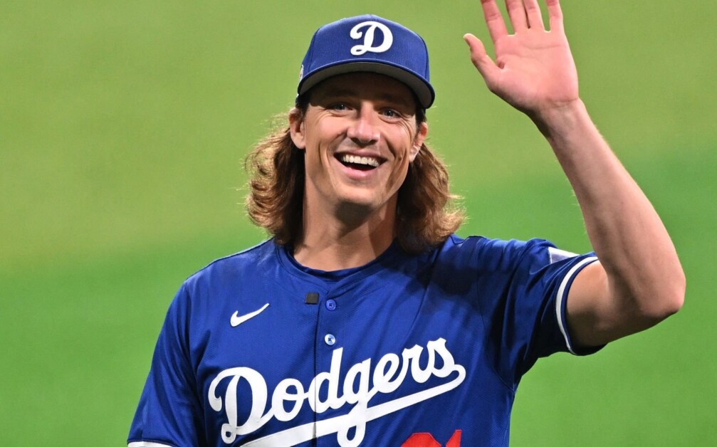 Tyler Glasnow, Dodgers workout, Seoul Series