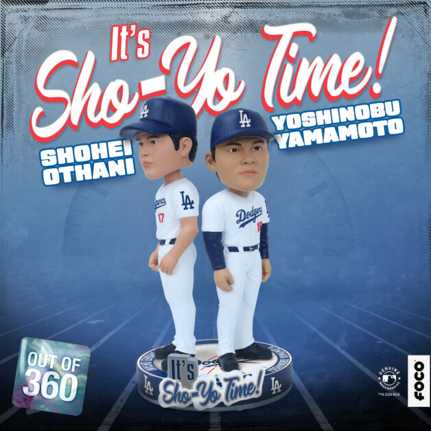 Shohei Ohtani, Yoshinobu Yamamoto, Dodgers bobblehead, FOCO