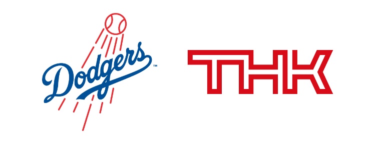 Dodgers logo, THK logo