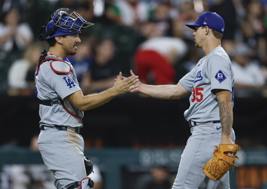 Austin Barnes, Gavin Stone, Dodgers win