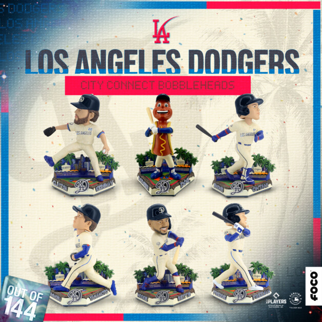 Dodgers City Connect bobbleheads, FOCO