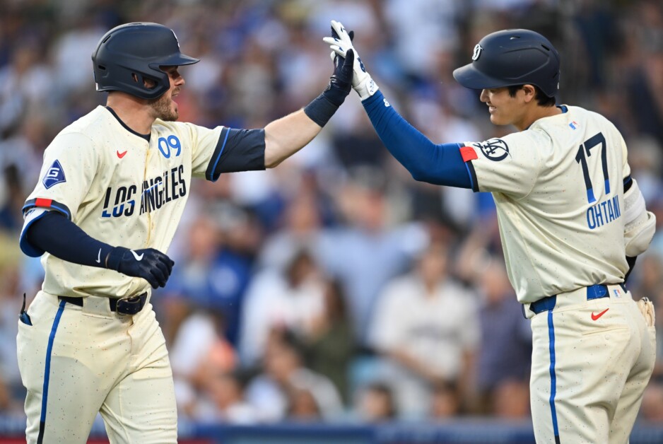 Gavin Lux, Shohei Ohtani, Dodgers City Connect