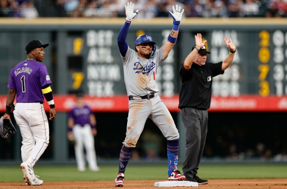 Miguel Rojas, Dodgers celebration