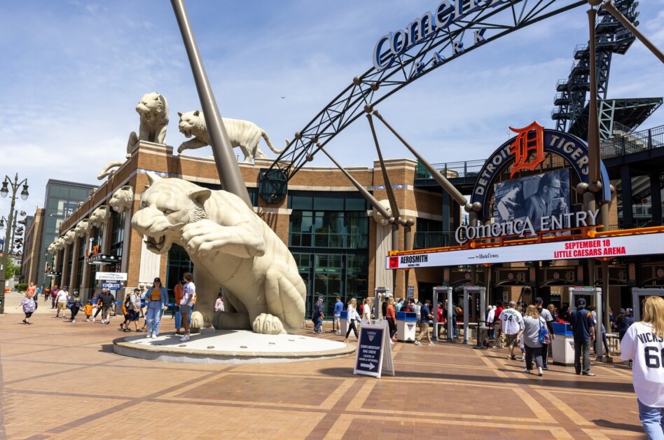 Comerica Park entrance