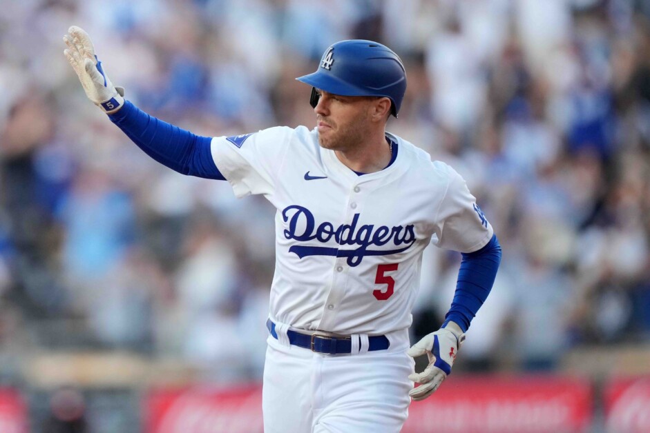 Freddie Freeman, Dodgers celebration