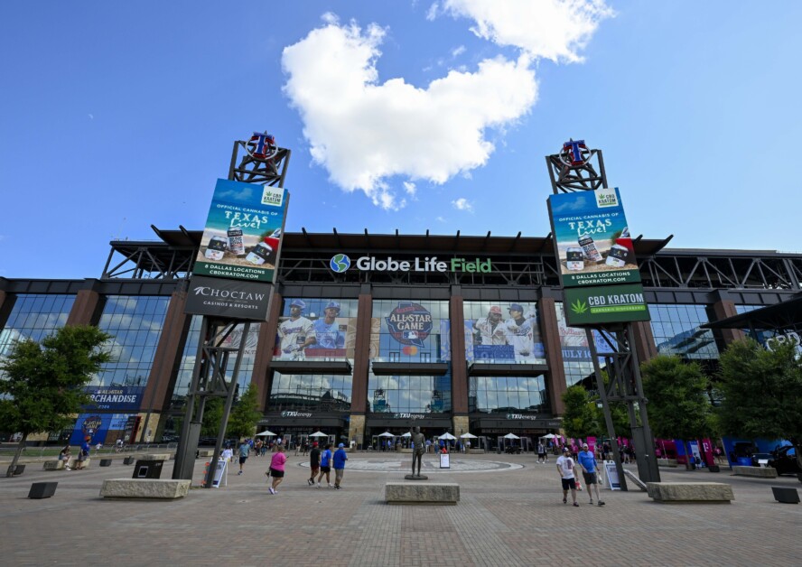 Globe Life Field entrance, 2024 MLB All-Star Game