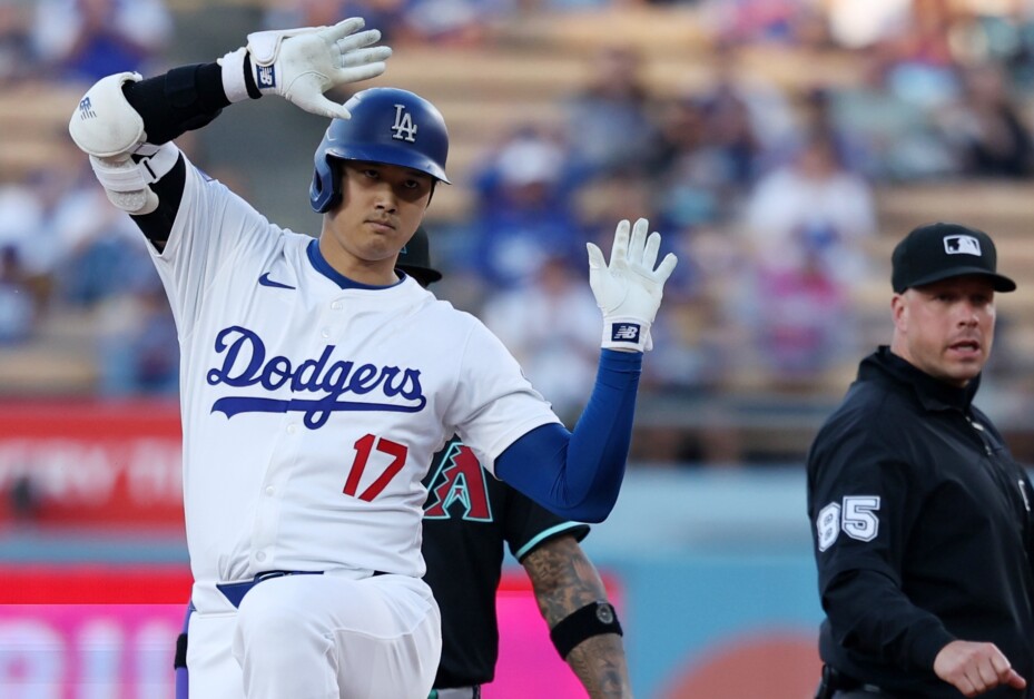 Shohei Ohtani, Dodgers celebration