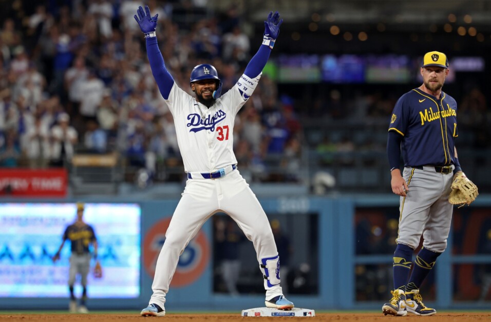 Teoscar Hernández, Dodgers celebration