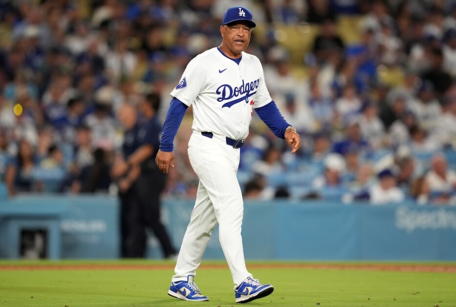 Dave Roberts, mound visit